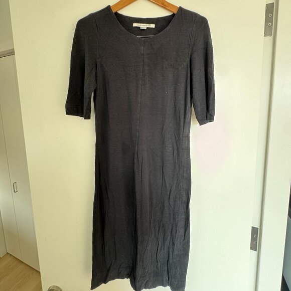 Diane von Furstenberg Jersey Midi Dress (Charcoal) L - Picture 1 of 2